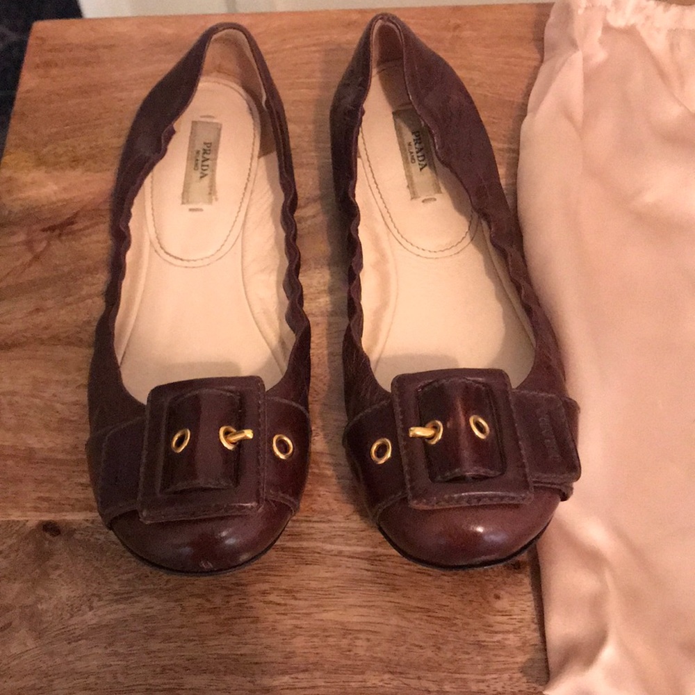 Prada ballet flats